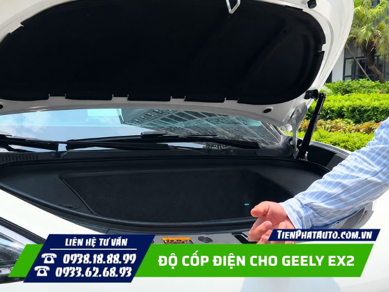 Độ cốp điện cho geely ex5 gõ để đóng/mở
