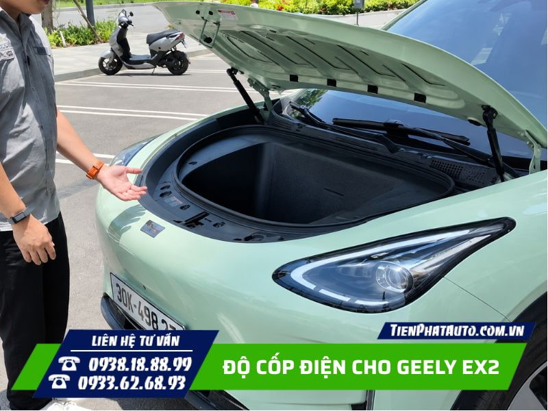 Độ cốp điện cho geely ex5 gõ để đóng/mở