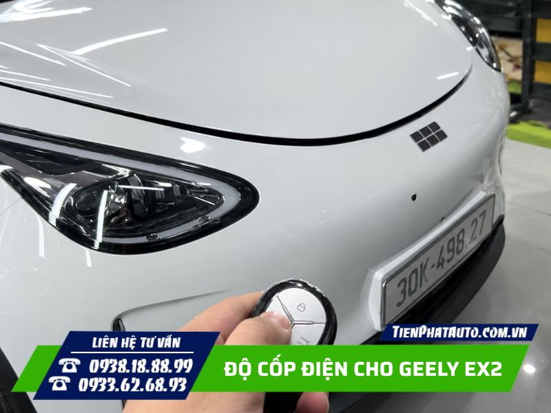 Độ cốp điện cho geely ex5 sử dụng remote để đóng mở