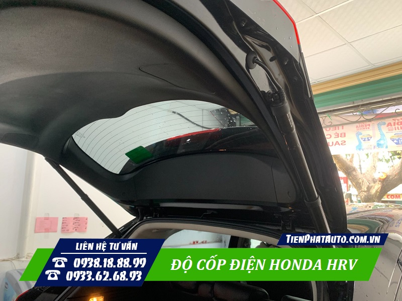 Cốp điện Honda HRV 2023 tùy chỉnh được độ cao và thấp của cốp xe