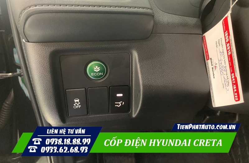Độ cốp điện Hyundai Creta giúp mang lại tính sang trọng cho xe