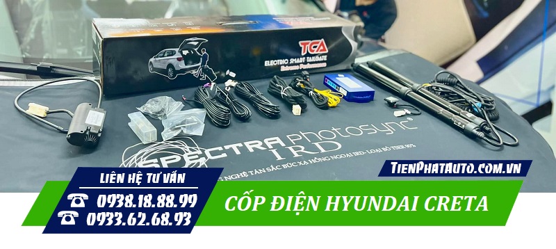 Tiến Phát Auto chuyên độ cốp điện tự động cho xe Hyundai Creta