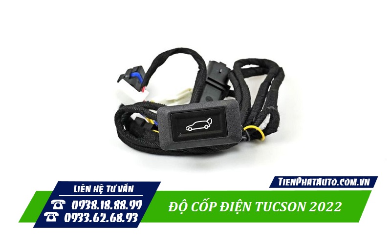 Cốp điện Tucson 2023 đóng mở hoàn toàn bằng nút bấm tiện lợi