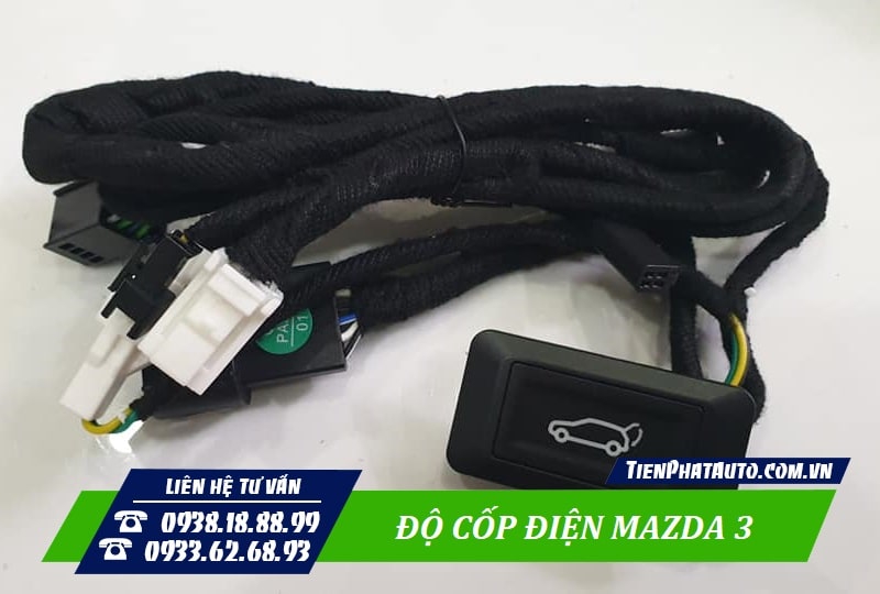 Nút bấm đóng mở cốp xe được thiết kế lắp phía sau xe