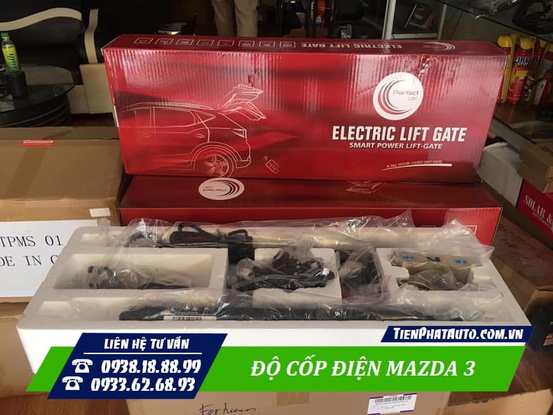 Trọn bộ cốp điện Mazda 3 thương hiệu Perfect Car