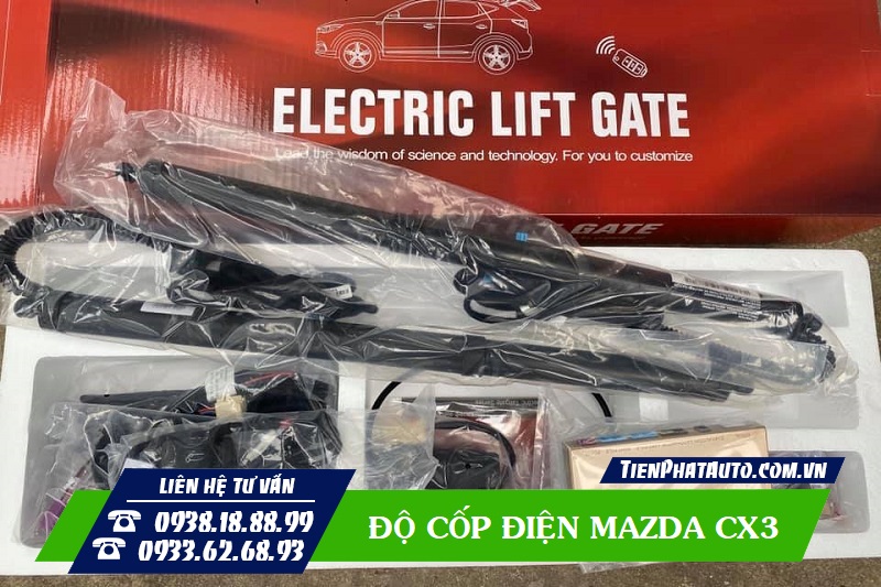Cốp điện tự động được thiết kế dành riêng cho Mazda CX3