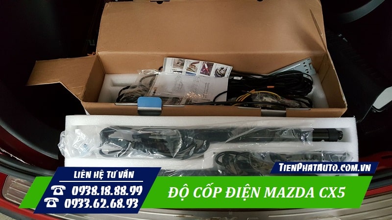 Độ cốp điện Mazda CX5 giúp mang lại nhiều sự tiện lợi khi sử dụng
