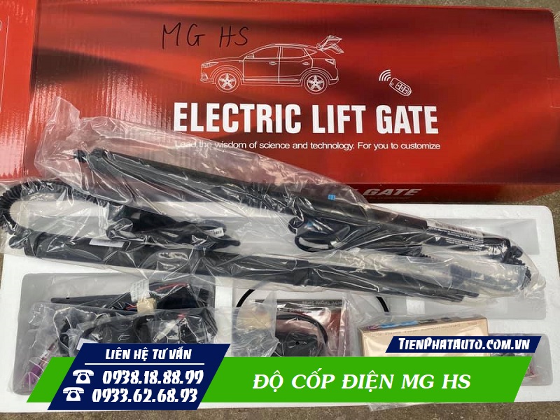 Trọn bộ cốp điện tự động cho xe MG HS
