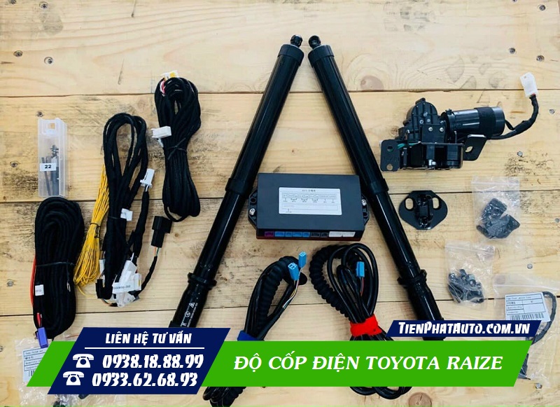 Trọn bộ cốp điện tự động dành riêng cho xe Toyota Raize