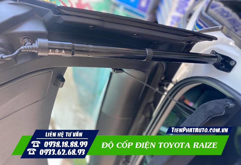 Cốp điện Toyota Raize là phụ kiện hầu như mà bạn không thể bỏ qua