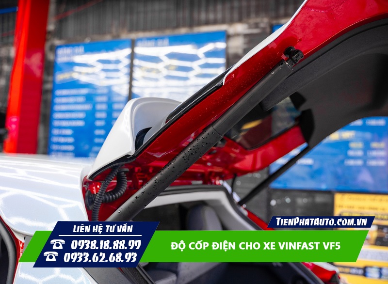 Độ cốp điện tự động cho xe Vinfast VF5 mang lại nhiều sự tiện lợi