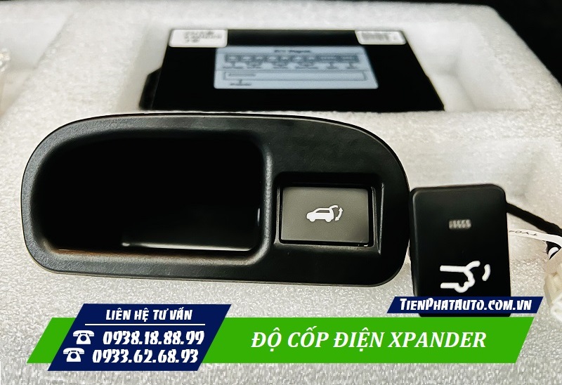Cốp điện Xpander 2023 tích hợp nút đóng mở cốp hoàn toàn tự động