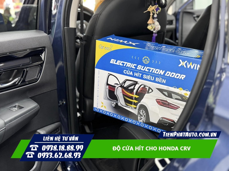 Độ cửa hít tự động cho Honda CRV giúp đóng cửa nhẹ nhàng hơn