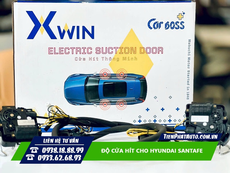 Tiến Phát Auto chuyên độ cửa hít cho Hyundai Santafe tại TPHCM