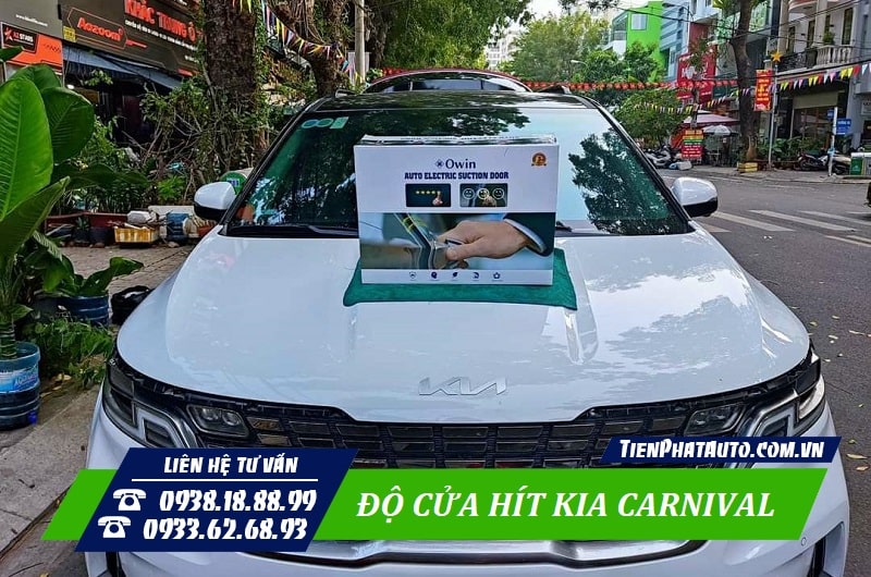 Cửa hít Kia Carnival mang lại nhiều sự tiện lợi khi sử dụng