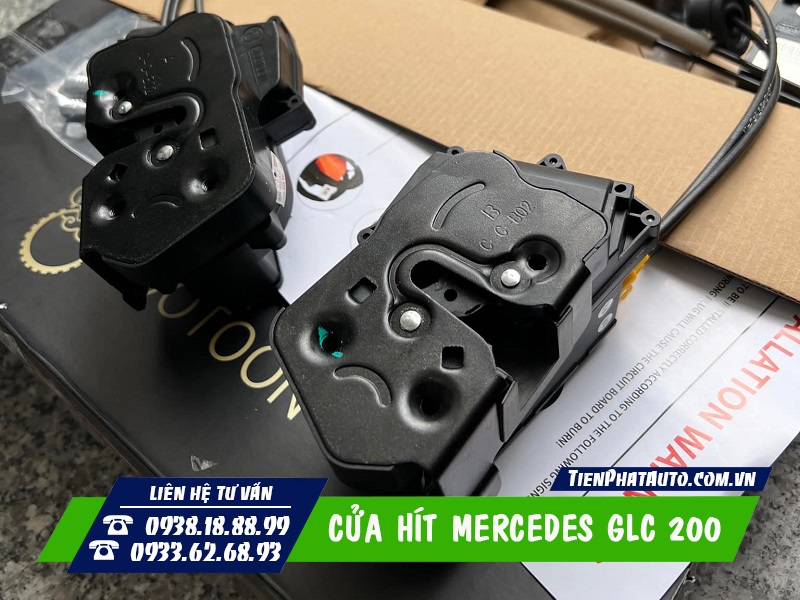 Độ cửa hít Mercedes GLC 200 giúp đóng cửa nhẹ nhàng và êm ái hơn