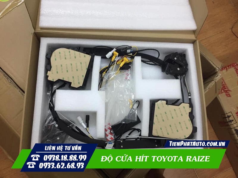 Trọn bộ cửa hít tự động Toyota Raize chính hãng