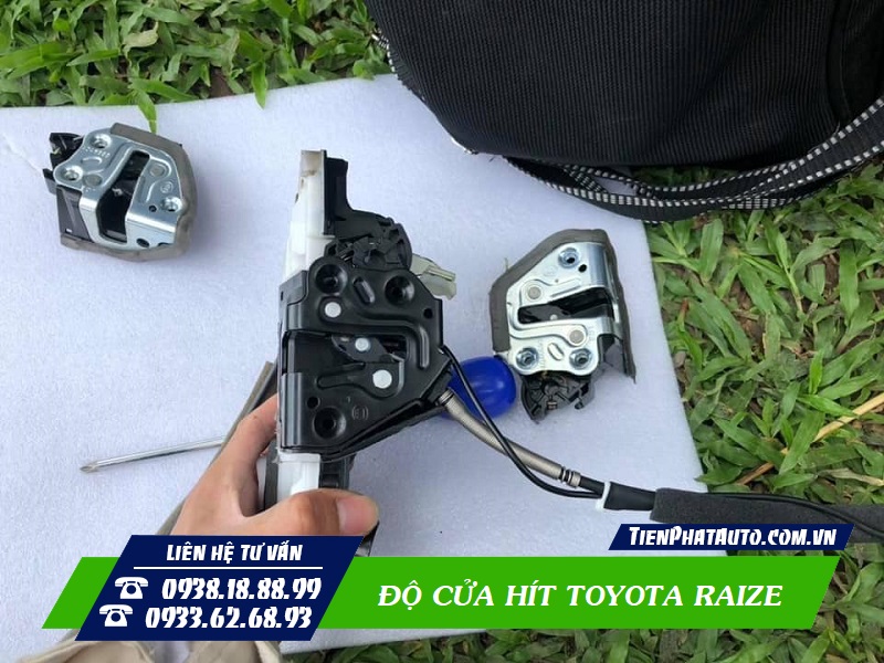 Tiến Phát Auto chuyên độ cửa hít Toyota Raize tại TPHCM