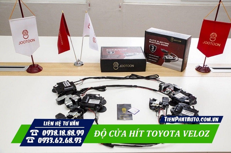 Độ cửa hít Toyota Veloz chính hãng bảo hành lên đến 3 năm