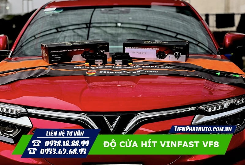 Độ cửa hít VF8 giúp mang lại khá nhiều sự tiện lợi cho xe