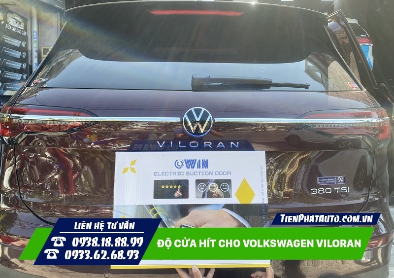 Cửa hít tự động cho Viloran thiết kế riêng theo xe, lắp như zin