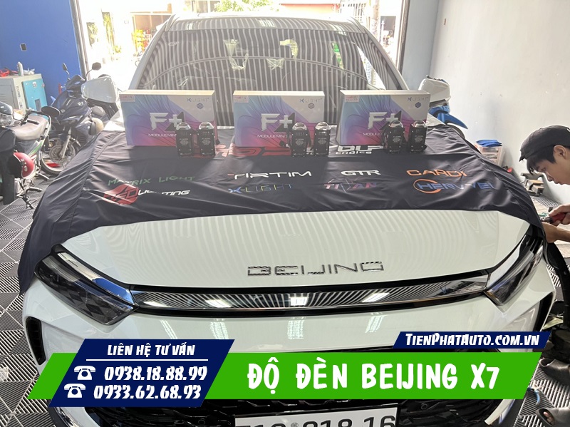 Độ đèn Beijing X7 là phụ kiện mà có khá nhiều khác hàng quan tâm