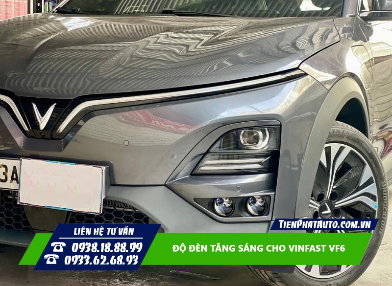 Nâng cấp đèn tăng sáng cho Vinfast VF6 hỗ trợ lái xe an toàn