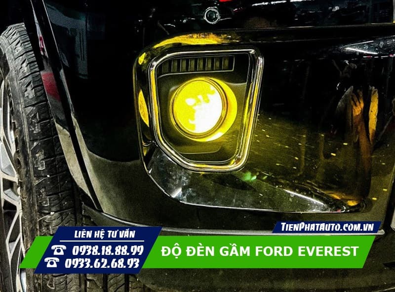 Độ đèn gầm Everest 2022 - 2023 giúp tăng sáng tốt hỗ trợ lái xe an toàn