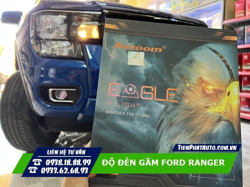 Mẫu đèn bi gầm phù hợp dành để lựa chọn lắp đặt cho Ford Ranger