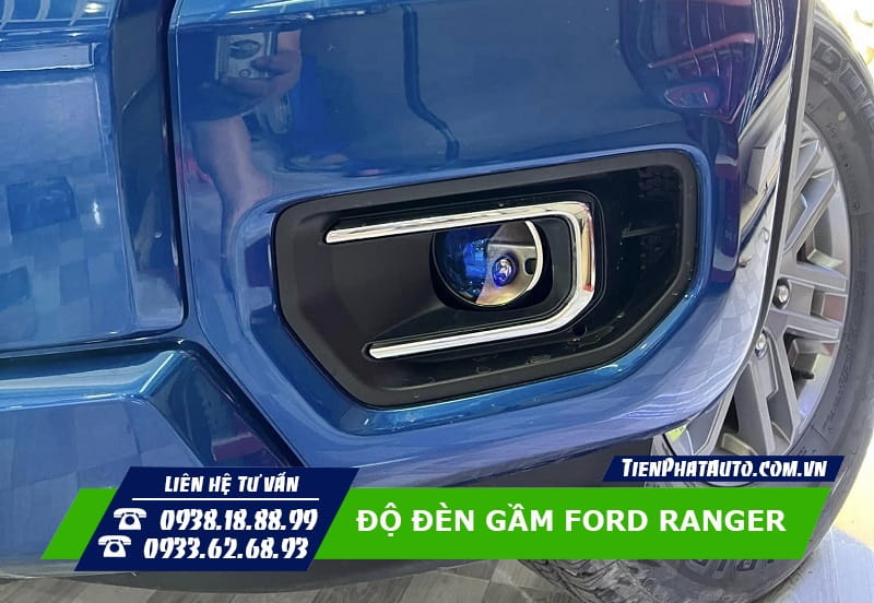 Độ đèn bi gầm Ford Ranger 2022 - 2023 mang lại nhiều sự tiện lợi