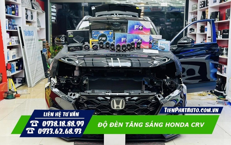 Tiến Phát Auto chuyên độ đèn tăng sáng cho Honda CRV