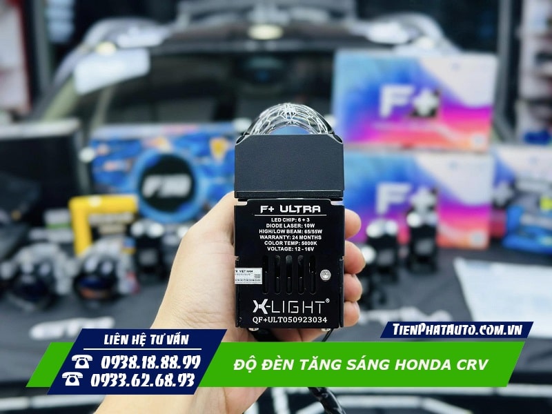 Với CRV 2024 thì độ đèn bi 1.8 inch để tăng sáng là lựa chọn hợp lý