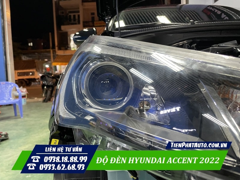 Độ đèn Hyundai Accent 2022 giúp mang lại nhiều sự tiện lợi
