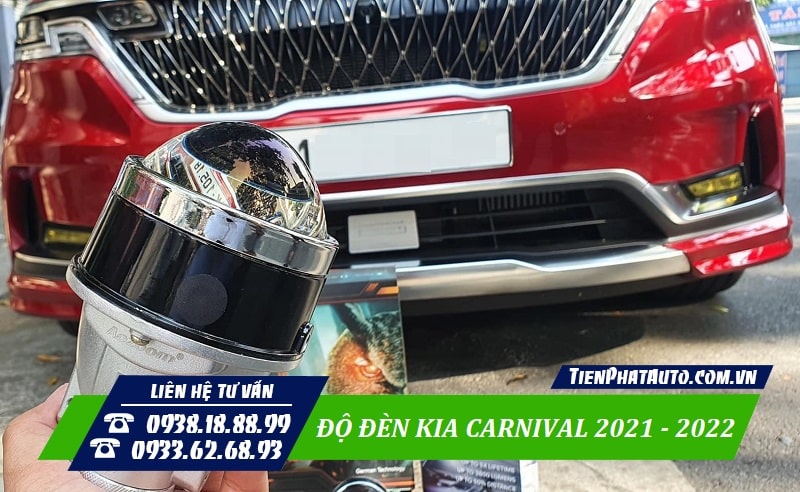 Độ đèn Kia Carnival giúp mang lại nhiều sự tiện lợi khi sử dụng