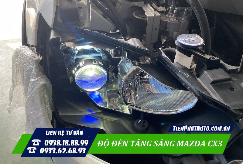 Nên chọn độ đèn cho xe Mazda CX3 loại nào tốt nhất?
