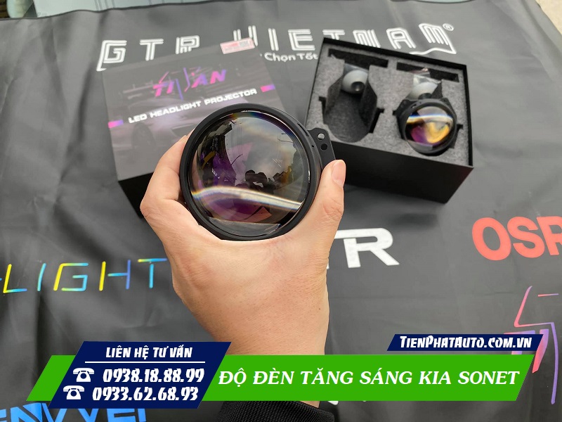 Đèn zin Kia Sonet có độ sáng chưa được tốt và làm hạn chế tầm nhìn