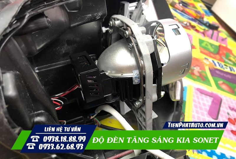 Quá trình lắp đặt không làm ảnh hưởng bất kì kết cấu nào của xe