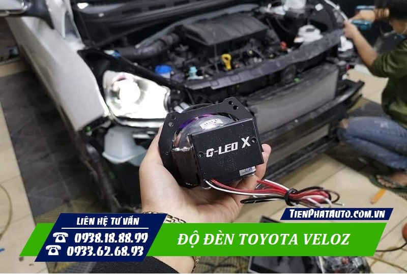 Tiến Phát Auto chuyên độ đèn Toyota Veloz Cross 2022
