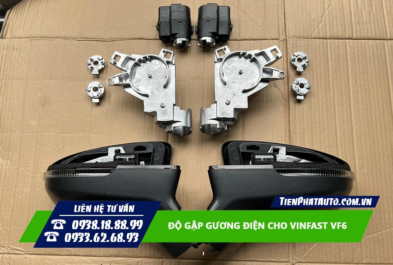 Độ gập gương điện cho Vinfast VF6 chỉnh hoàn toàn tự động