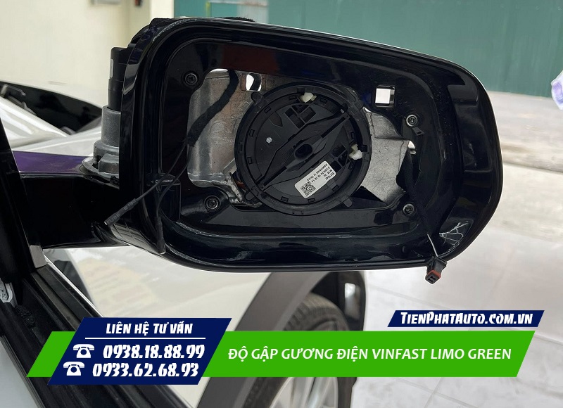 Độ gập gương điện Vinfast Limo Green hoàn toàn cắm giắc 100%