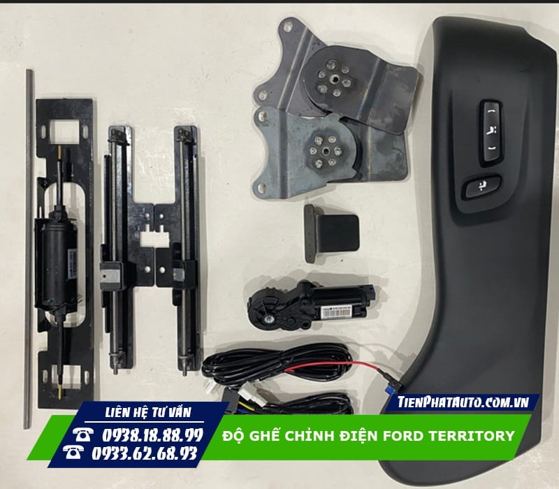 Hình ảnh trọn bộ ghế chỉ điện dành cho xe Ford Territory