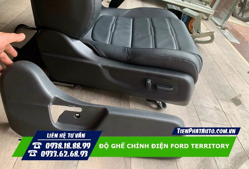Ghế chỉnh điện cho xe Ford Territory mang lại nhiều sự tiện lợi