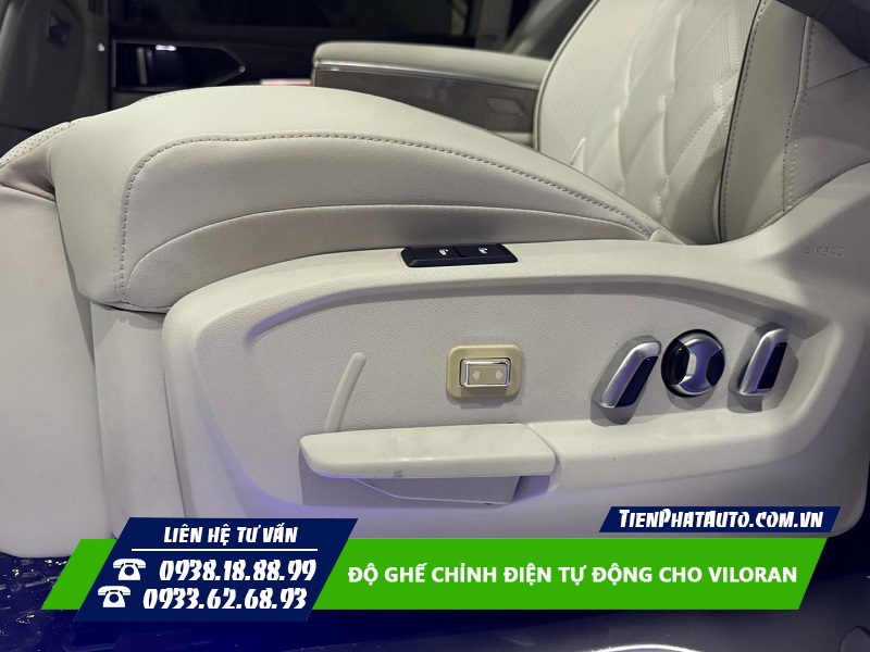 Tiến Phát Auto chuyên độ ghế trượt chỉnh điện tự động cho Viloran