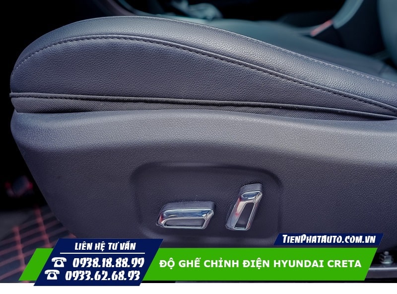 Độ ghế điện Creta hoàn toàn như zin, không độ chế, tính thẩm mỹ cao