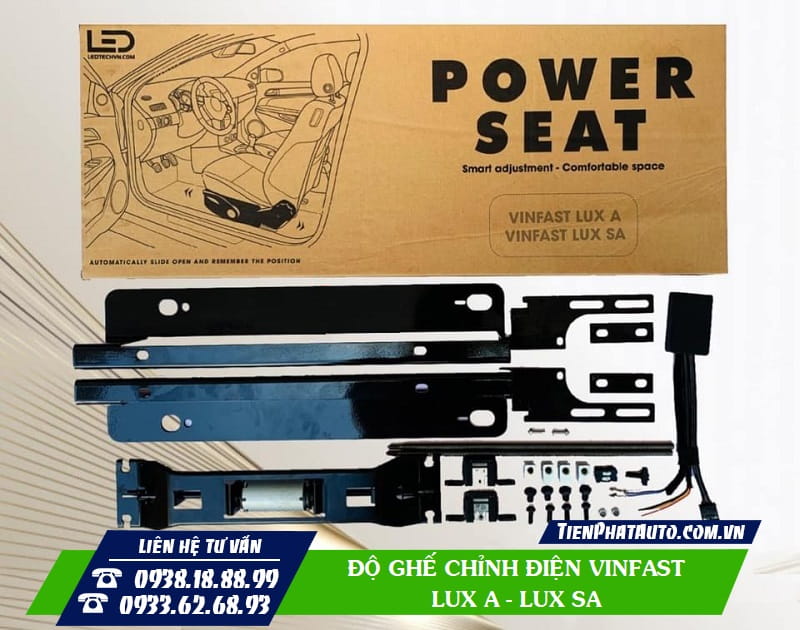 Trọn bộ ghế chỉnh điện dành cho xe Vinfast Lux A và Lux SA