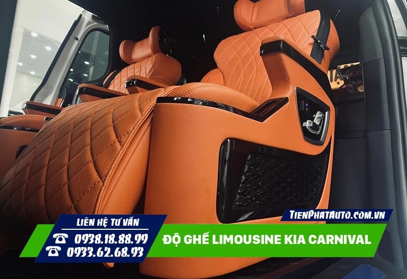 Độ ghế Limousine Kia Carnival mang lại sự đẳng cấp hạng thương gia