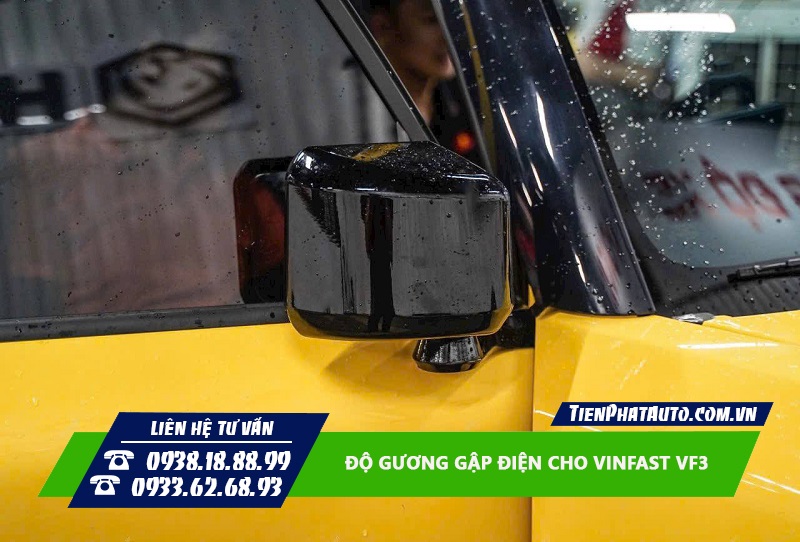 Độ gương điện Vinfast VF3 giúp mang lại nhiều sự tiện lợi