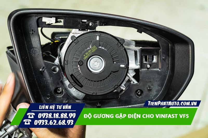 Tiến Phát Auto chuyên nâng cấp gương gập điện cho Vinfast VF5