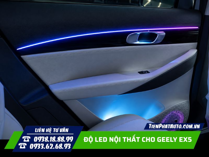 độ led nội thất cho geely ex5 tăng thẩm mỹ 