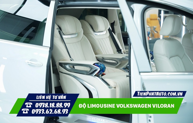 Độ ghế Limousine là trang bị không thể thiếu trên Viloran